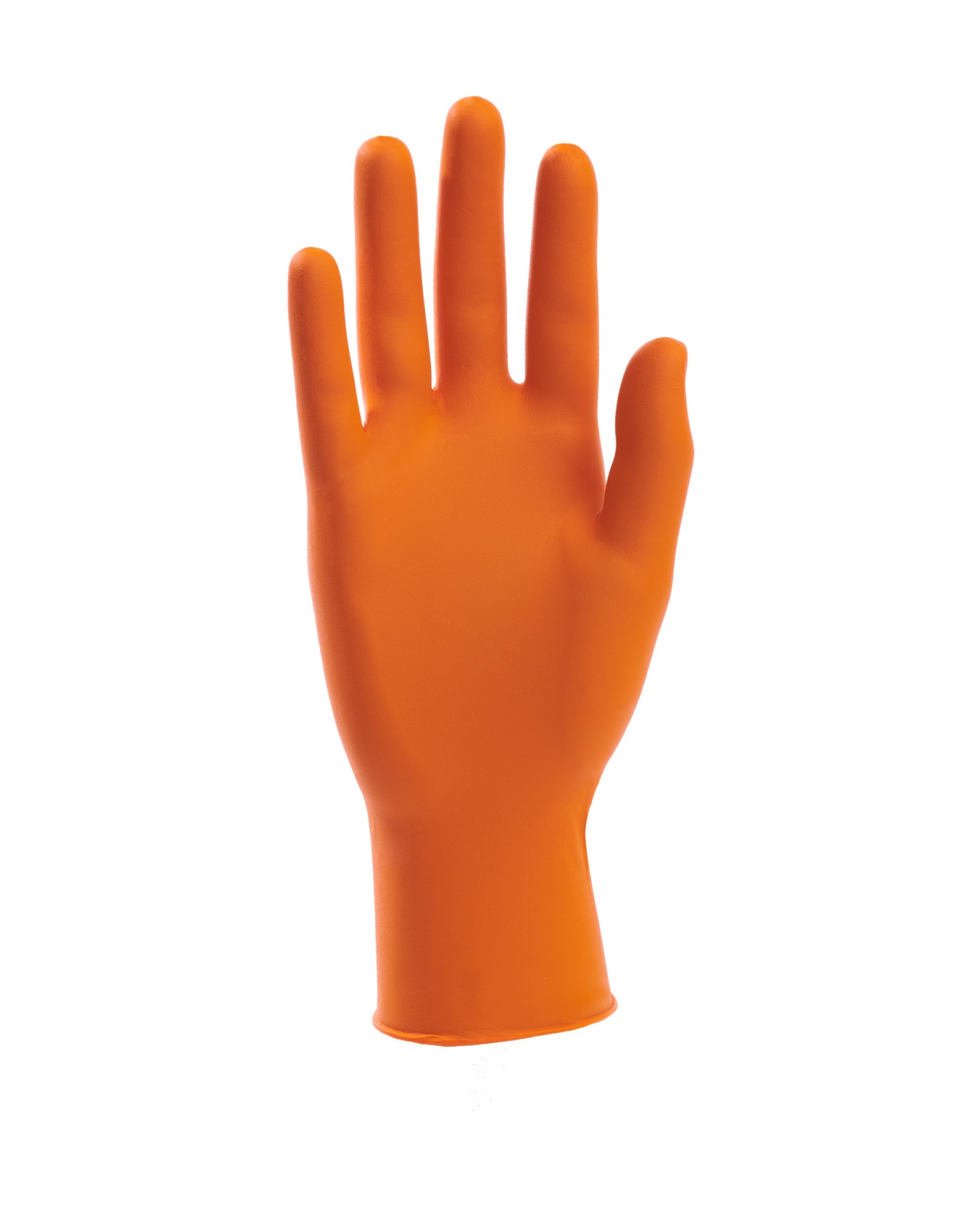 Tyre-Tread Textured Commercial Powder Free Disposable Nitrile Gloves 240mm Size XL 6 mil 1000 Orange 10 Boxes of 100 
