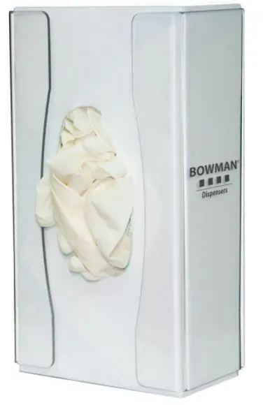 Durable Glove Dispenser - Clear Plastic