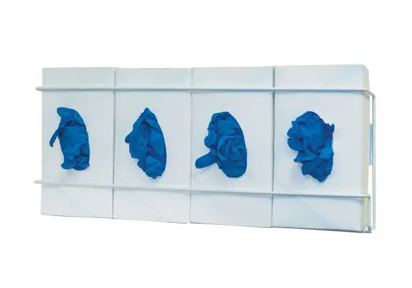 Glove Box Dispenser - Quadruple, Coated Wire