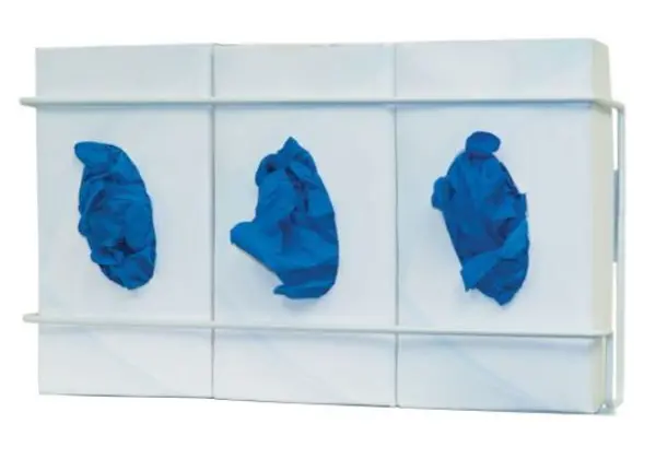 Glove Dispenser-Triple, Coated Wire