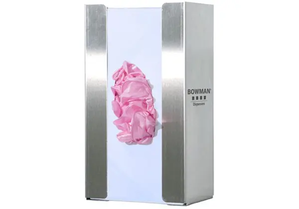 Glove Dispenser-Single, Stainless Steel