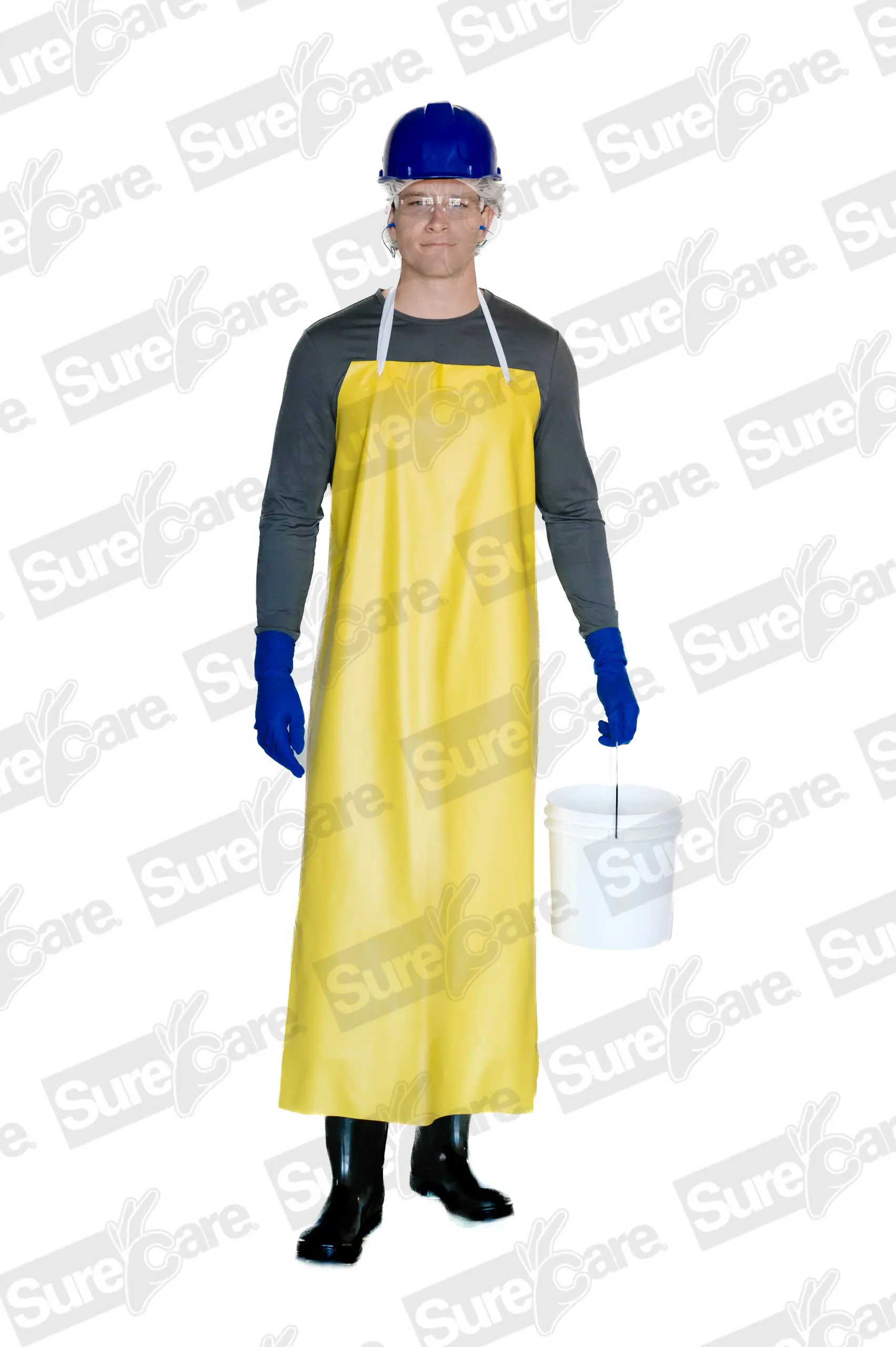 Apron- Yellow Vinyl, thickness:0.35mm