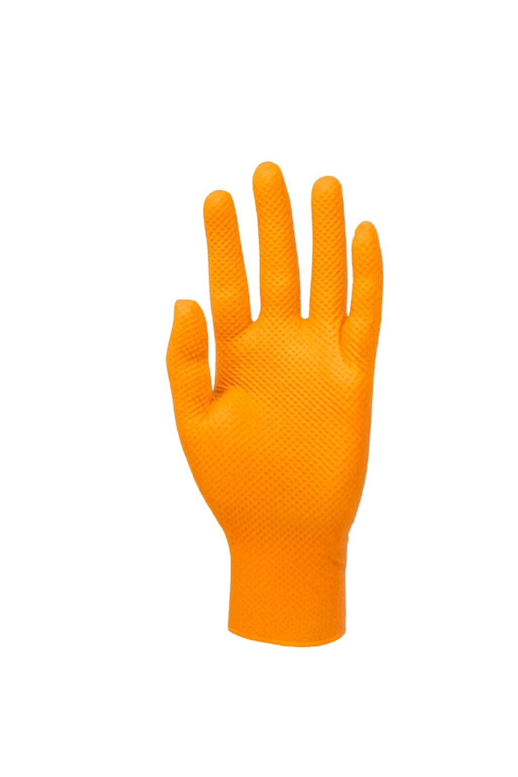 thumbnail image 2 of Dura-Gold Duratection 8Mil Super Duty Nitrile Gloves – XXL, Orange – 300 Gloves 2 of 6